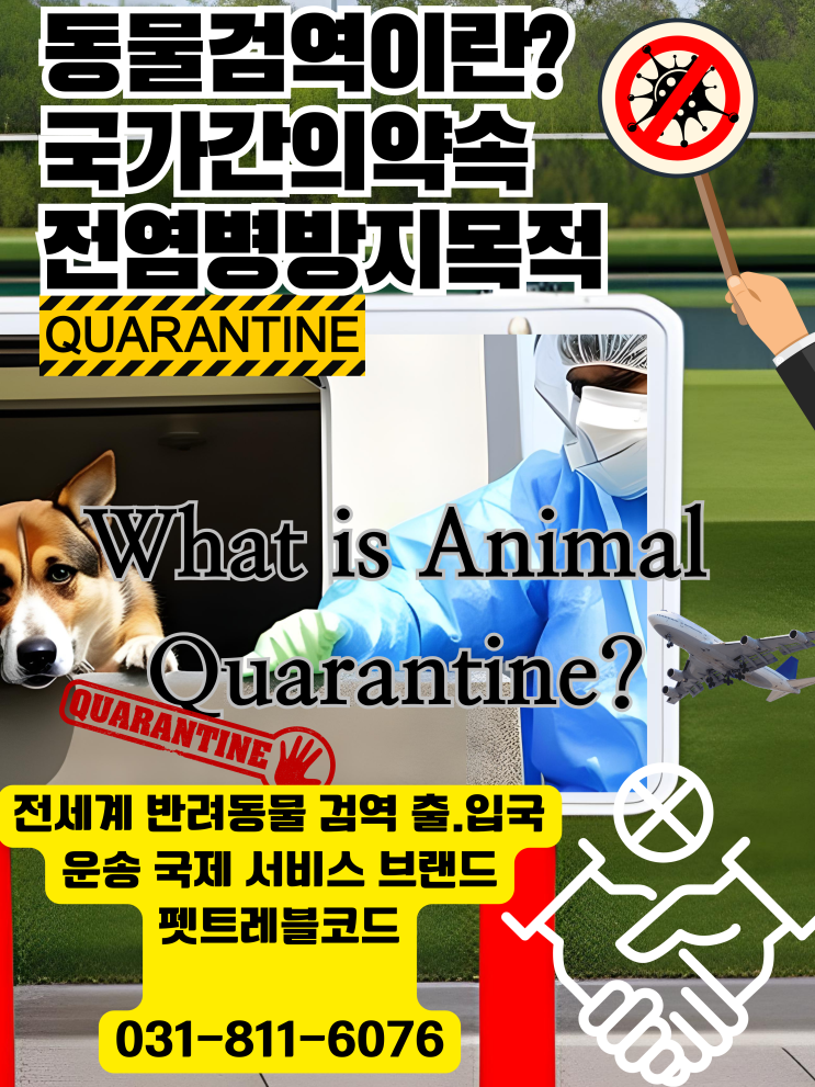 강아지 고양이 해외운송 [동물검역은 무엇인가?] What is Animal Quarantine?