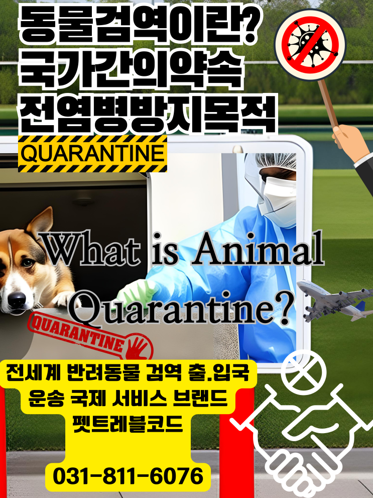  강아지 고양이 해외운송 [동물검역은 무엇인가?] What is Animal Quarantine?