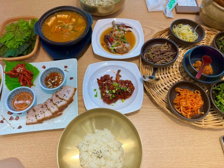  [인천/서구] 청라 맛집 '꽃게주는 보리밥' 내돈내산 후기