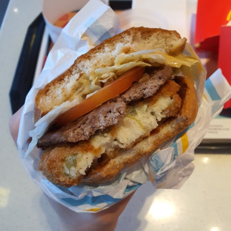  맥도날드 런치메뉴 진도대파크로켓 7곡쉐이크 가격 칼로리