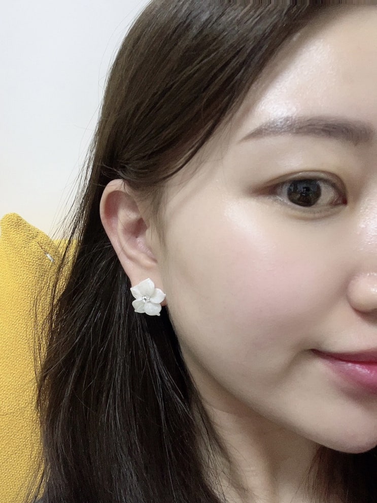  아이유라 플라워 웨딩 귀걸이 여름에 포인트주기 좋아요