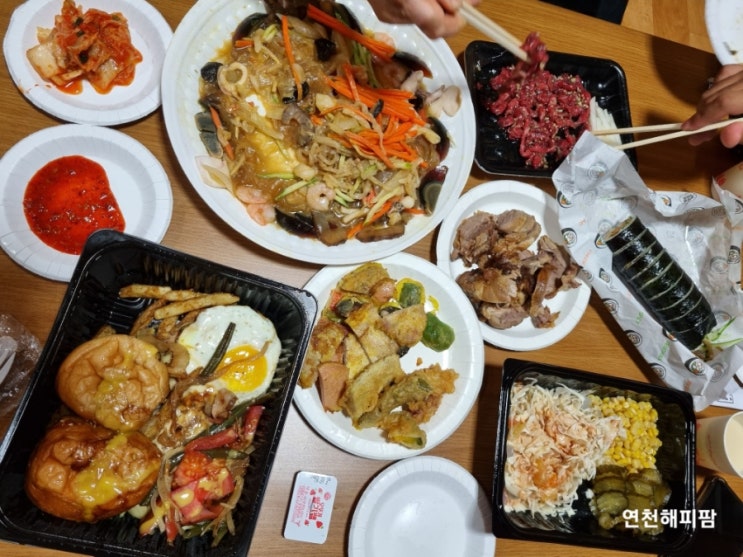  연천 전곡 포장 배달맛집 연천군부대 면회 음식