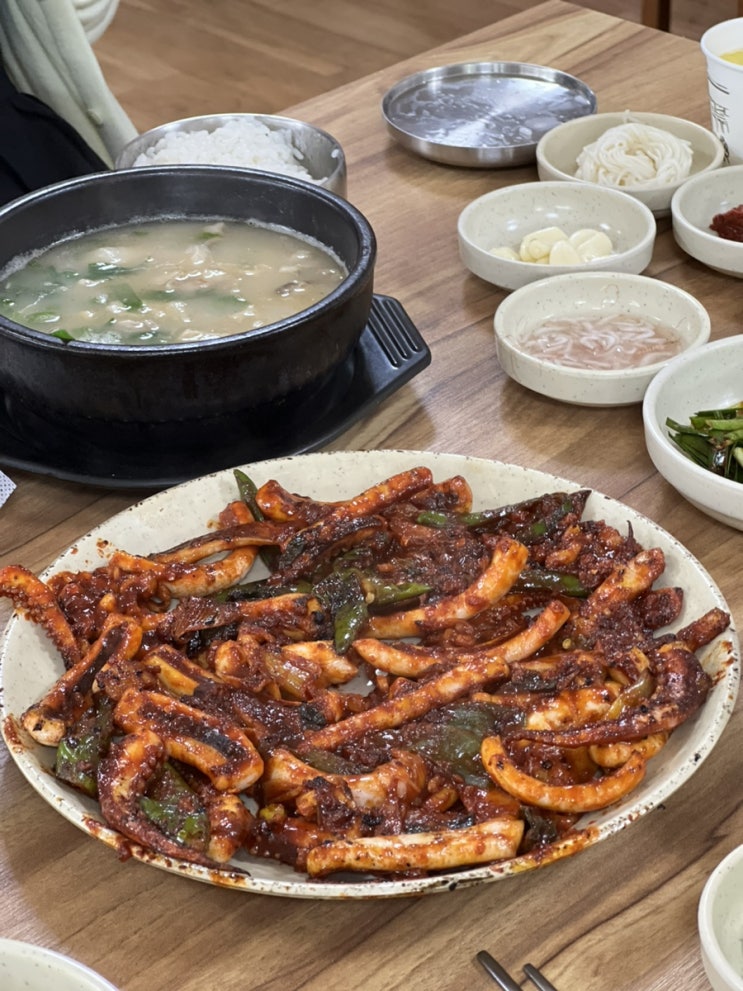 경주맛집 불향오지고 맛도 오지는 오징어불고기맛집 경주단골식당