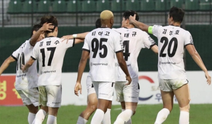 2023시즌 K리그2 국내 프로축구 23라운드 안산그리너스 천안시티FC