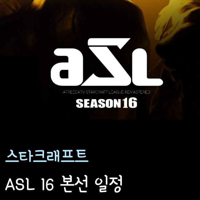  ASL 시즌16 예선 종료, 본선 일정은?