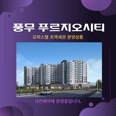  김포 풍무역 푸르지오시티 풍무2지구 대우건설 2룸 미분양 오피스텔 분양가격 잔여세대 견본주택 관람 및 현장 소식!