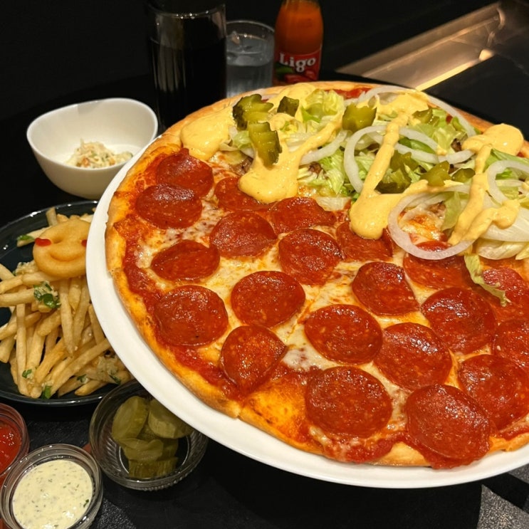  주차 가능한 압구정 피자 맛집 & 청담술집, 디슬로우
