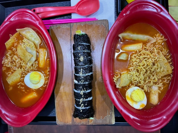  대전 은행동 분식집 디델리에서 세트A(라볶이 2인 + 참치김밥) 먹고 쓰는 내돈내산 후기