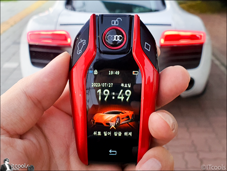  아우디 r8 v10 폴딩키를 아우디 디스플레이키 + 노브키로 개조