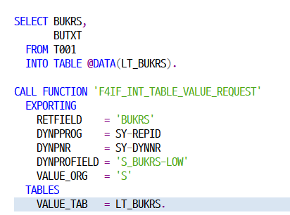  [율밥퍼] SAP ABAP - Search Help F4