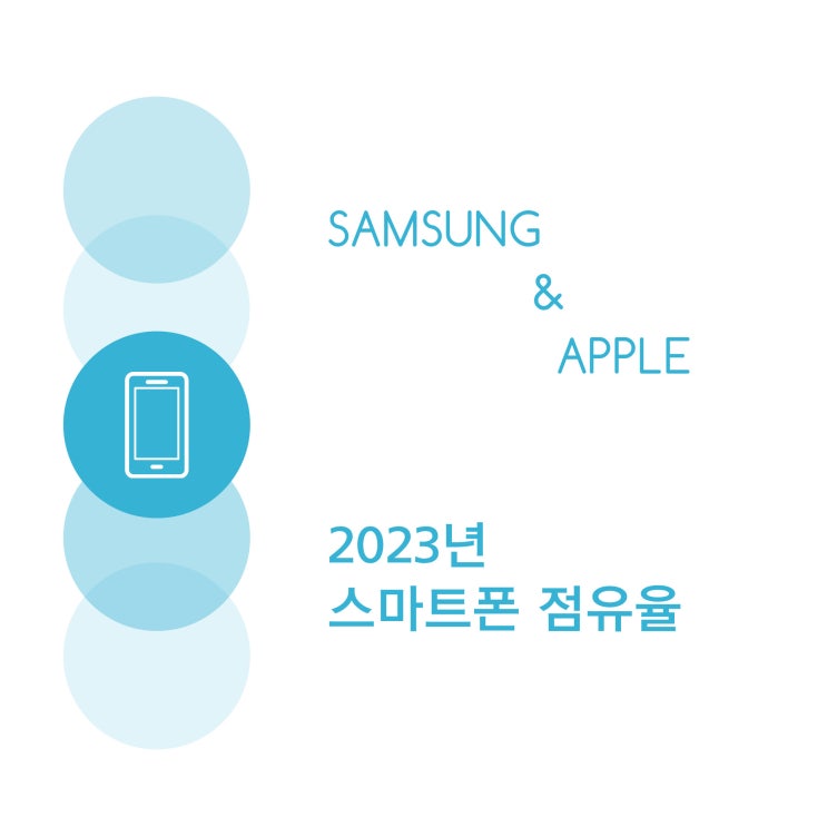 2023년 스마트폰 점유율 samsung & apple 확인해보자
