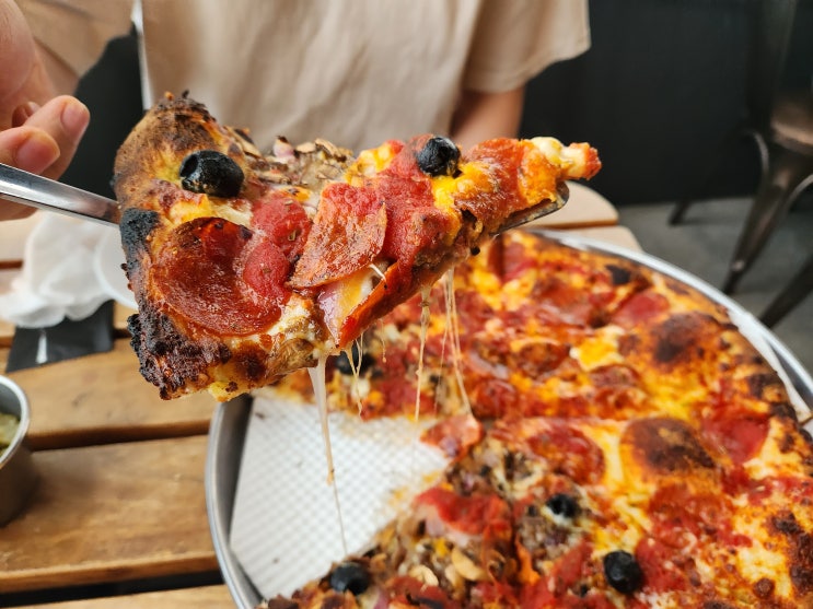  동대문 피자 맛집 루프탑 술집 프로젝디 내돈내산 재방문