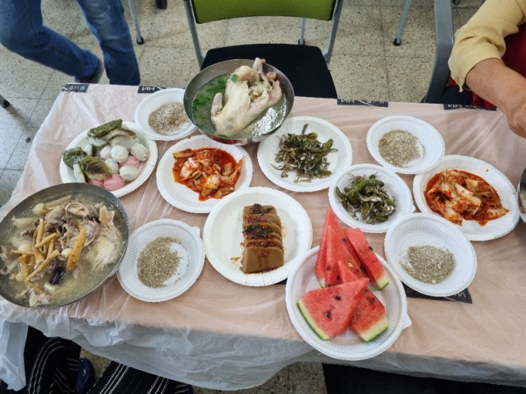  연천군 왕징면 지역사회보장협의체 하절기 삼계탕나눔행사