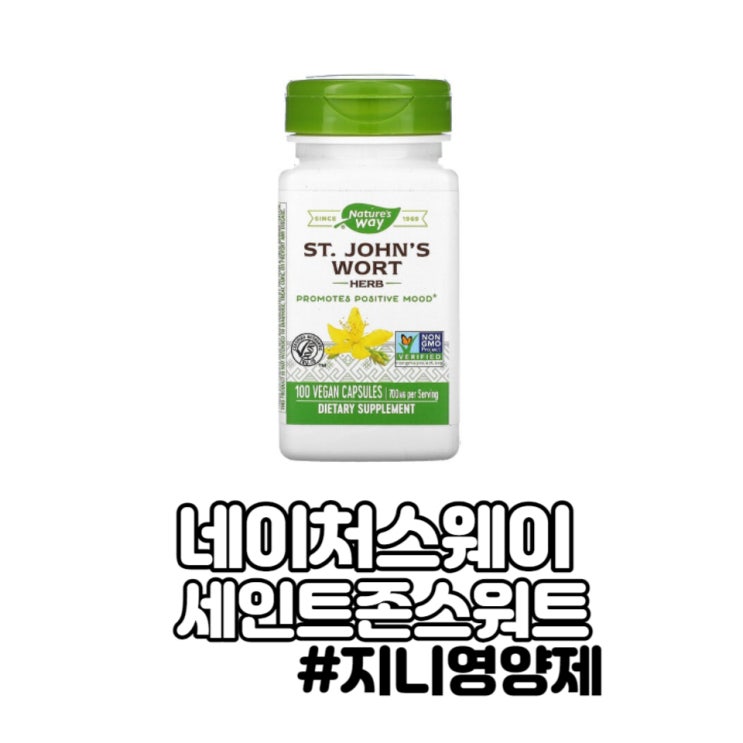 네이처스웨이 세인트존스워트 효능 허브 네이처스웨이 세인트존스워트 효능 허브