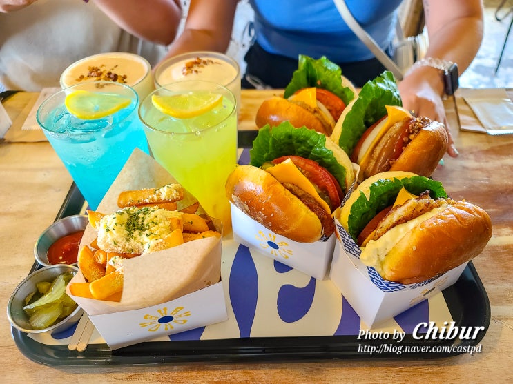  제주 우도 맛집 수제버거와 우도땅콩아이스크림 하하호호