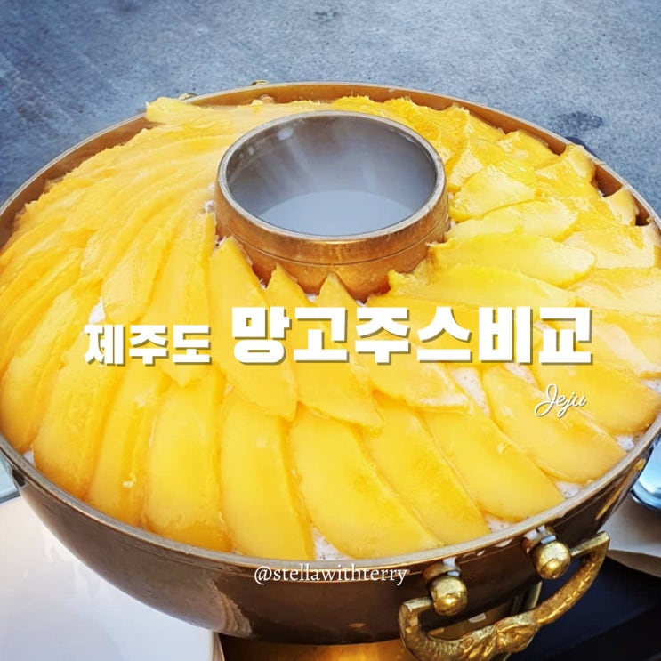  [제주도여행] 성산 망고홀릭 & 함덕 망고레이·리치망고! 망고주스쉐이크와 망고빙수 맛집은?