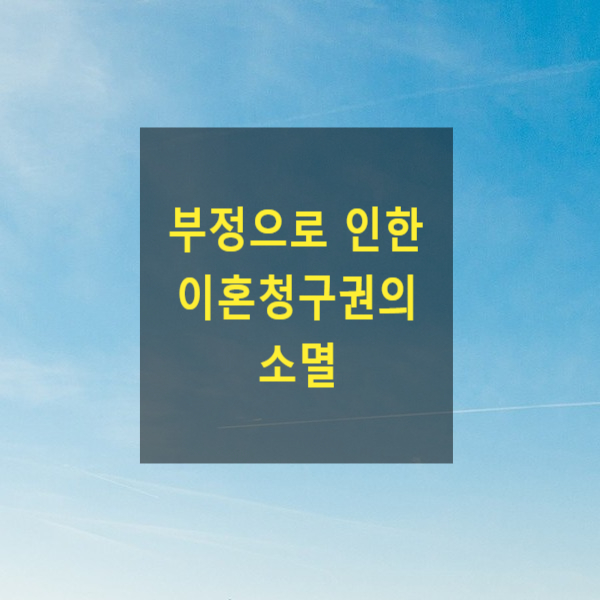  배우자의 부정행위로 인한 이혼청구권의 소멸사유, 기간