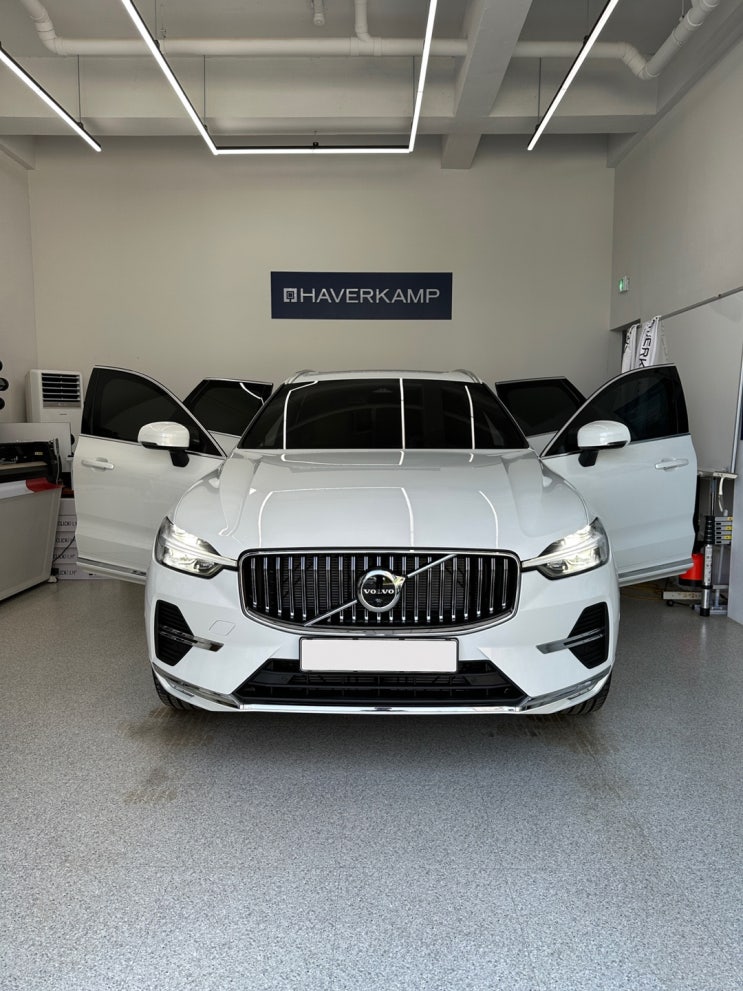  대전 신차패키지 2023 볼보 XC60 B5 인스크립션 크리스탈화이트 하버캠프 세라믹본드