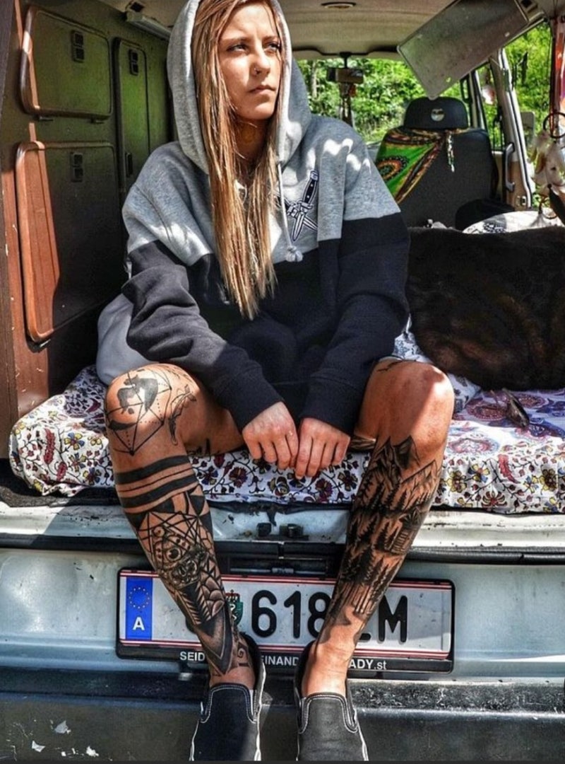예쁜 여자 해외 타투 패션 스타일 사진 모음 인스타감성 / 전신, 목, 얼굴타투 / 올드스쿨 뜻, 스웩 스웨그 뜻 : 네이버 블로그