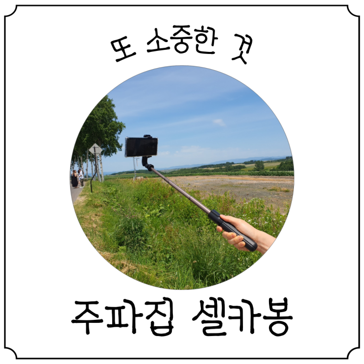  가성비 주파집 블루투스 셀카봉 삼각대 추천