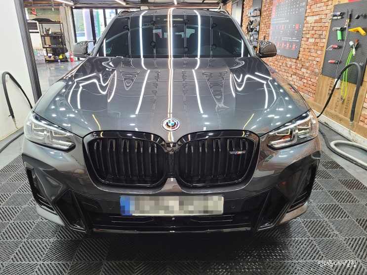  양산 실내 실외 스팀세차 BMW X4