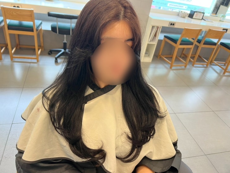 대방동 미용실 리안헤어 자연스러운 긴머리 C컬펌