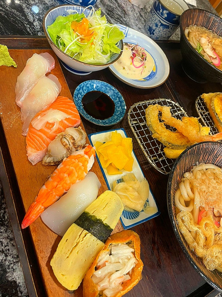  남포동 스시맛집 롯데백화점 광복점 맛집,가성비 스시 세트메뉴,남포동주차맛집 : 모시모시 스시 남포점