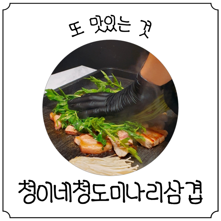  [고양시맛집]‘청이네청도미나리삼겹’ 고양직영점