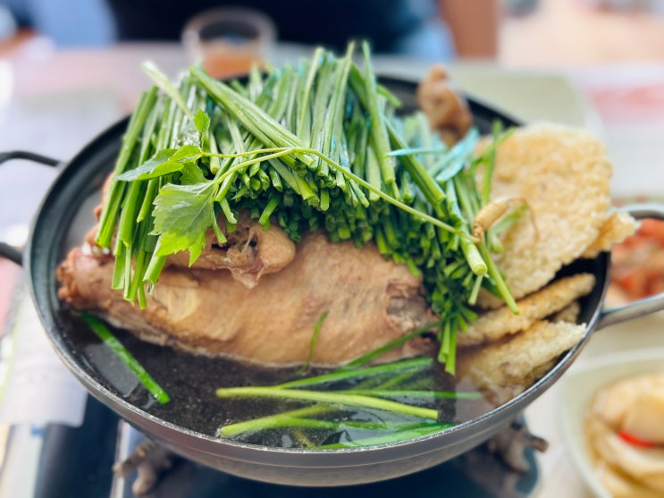  양평 계곡 백숙 맛집 발해가든 | 백숙, 도토리묵, 해물파전, 열무국수, 감자전  사나사계곡 평상자리 : 경기도/양평