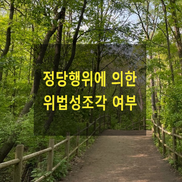  정당행위에 의한 위법성조각 여부