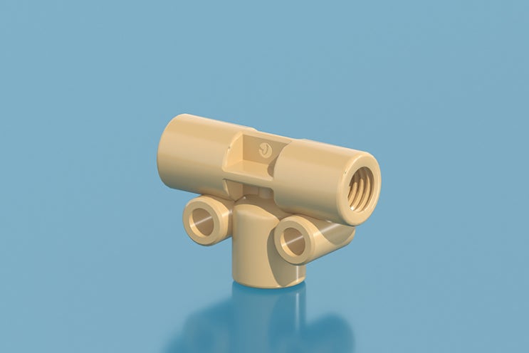  PEEK Female Thread T Adapter