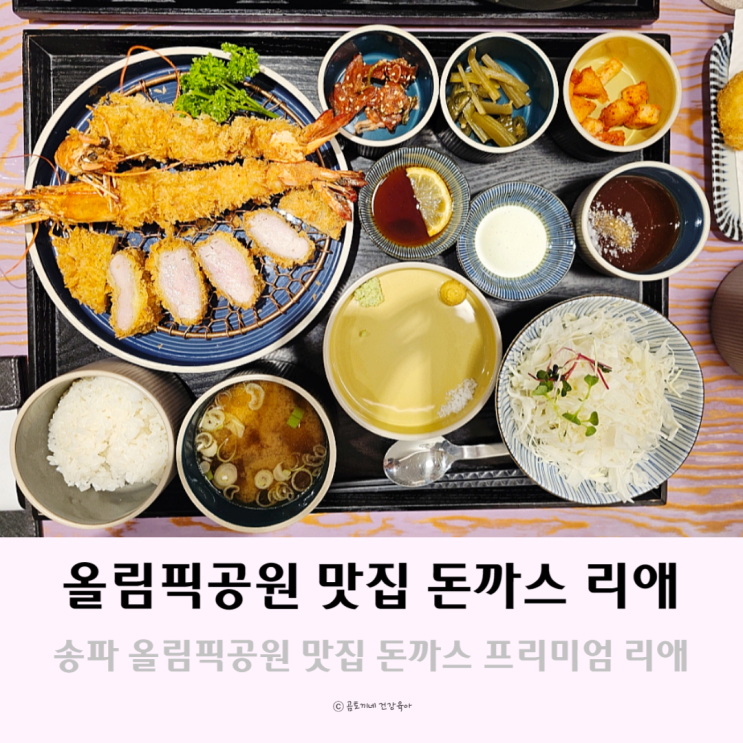 서울 올림픽공원 맛집 돈까스 전문점 리애 프리미엄 서울 올림픽공원 맛집 돈까스 전문점 리애 프리미엄