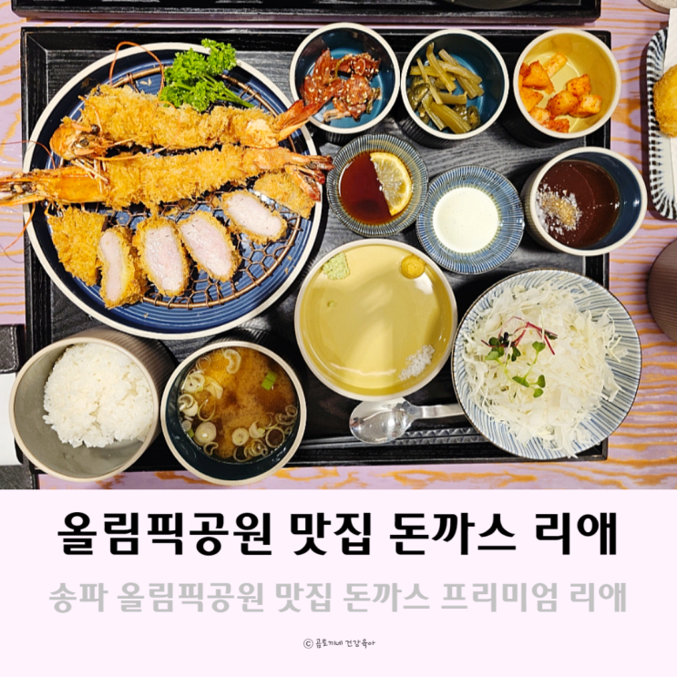 서울 올림픽공원 맛집 돈까스 전문점 리애 프리미엄