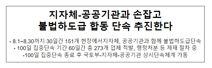 지자체-공공기관과 손잡고 불법하도급 합동 단속 추진한다