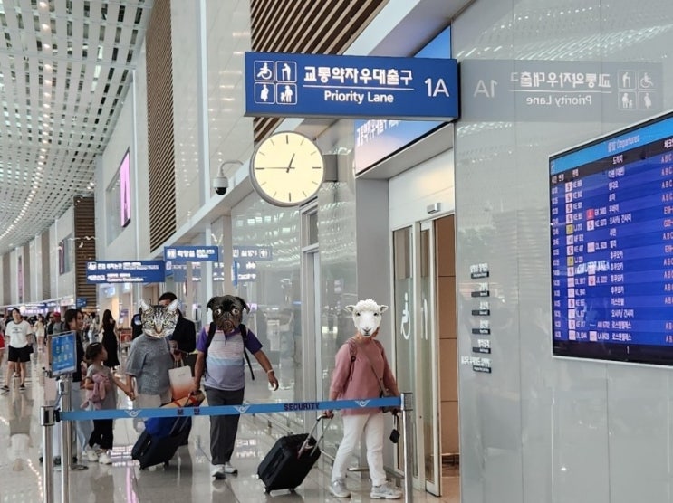  인천공항 어린이랑 출국할 때 팁 (교통약자 우대출구 이용)