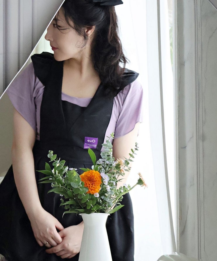  Ove오베 블랙 미니 에이프런 사랑스러운 앞치마 찾는다면 요거!