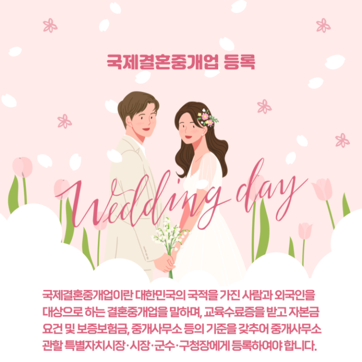  국제결혼중개업의 등록