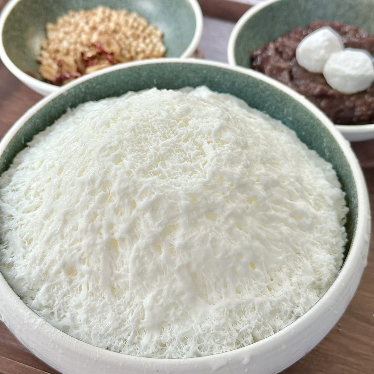  인천 송도 빙수 맛집 옥루몽 커낼워크 팥빙수 내돈내산 후기