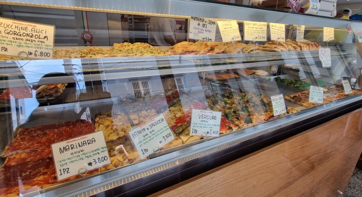 서울 신용산역과 삼각지역 사이/이탈리아에 온듯한 바삭한 피자 맛집 찾았다! 포카치아델라스트라다
