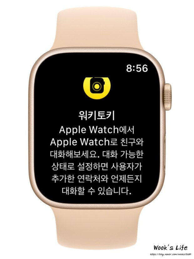  애플워치 "워키토키" 기능에 대해 알려줘!