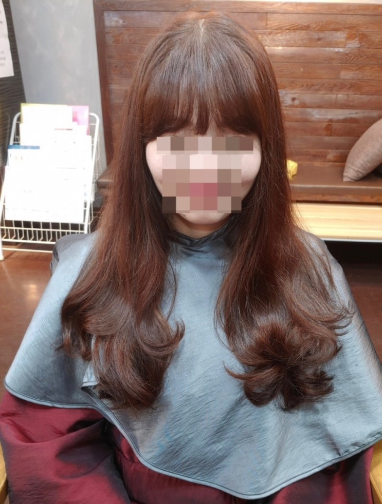  천안 신부동 미용실 더본헤어 매직셋팅 + 밀본염색