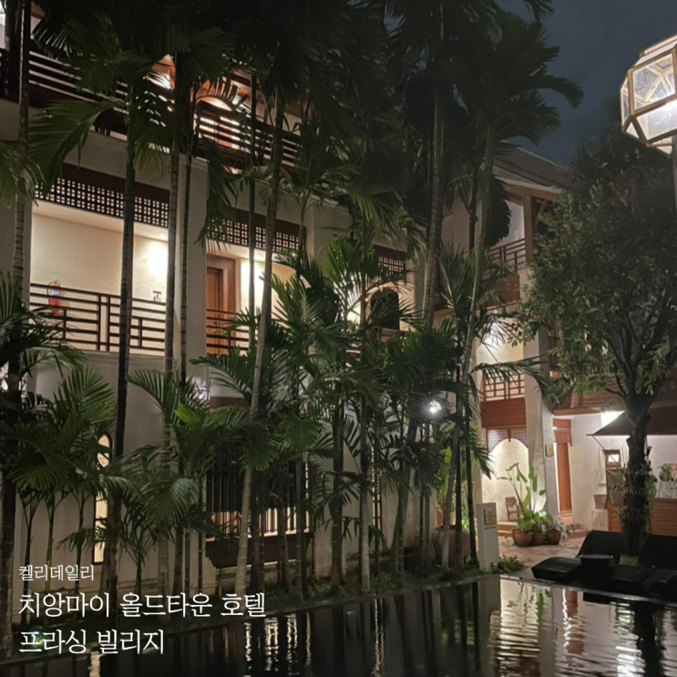  [치앙마이 호텔] 올드타운 숙소 추천 - 프라싱 빌리지 Phra Singh Village(조식, 수영장 등)