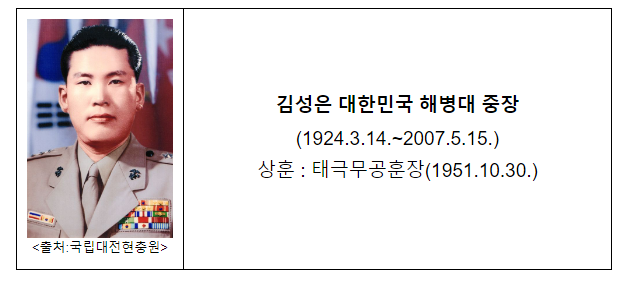 2023년 8월의 6.25전쟁영웅 선정 2023년 8월의 6.25전쟁영웅 선정
