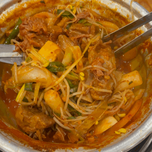  마산 합성동 밥집 : 짚신매운갈비찜 매콤한거 땡길때 돼지갈비찜 맛집