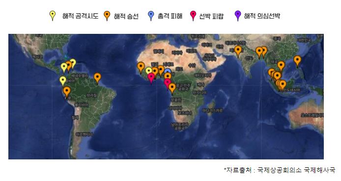 2023년 상반기 서아프리카 해역에서 납치피해 급증, 해당 해역 운항 선박 주의 당부 2023년 상반기 서아프리카 해역에서 납치피해 급증, 해당 해역 운항 선박 주의 당부