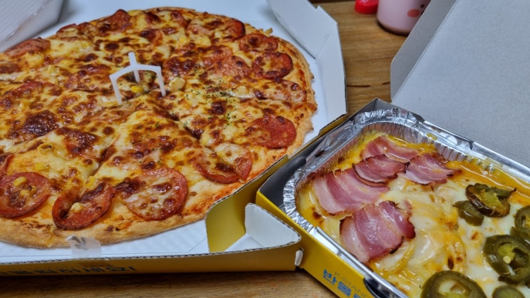  [철산 배달맛집] "반올림 피자 광명점"- 피자&스파게티 라지 세트 후기!(w.배달특급)