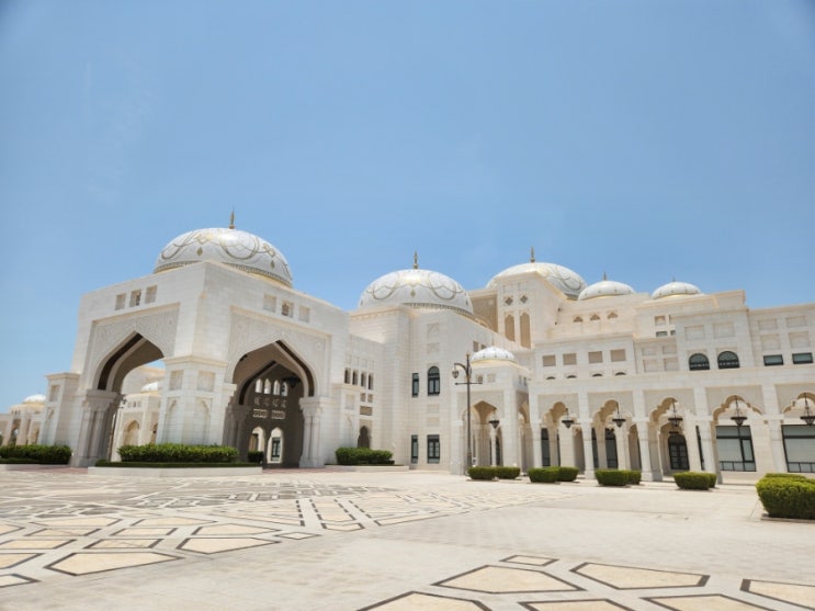 [UAE-아부다비] 화려한 대통령궁 구경, 카사르 알 와탄(Qasr Al Watan)