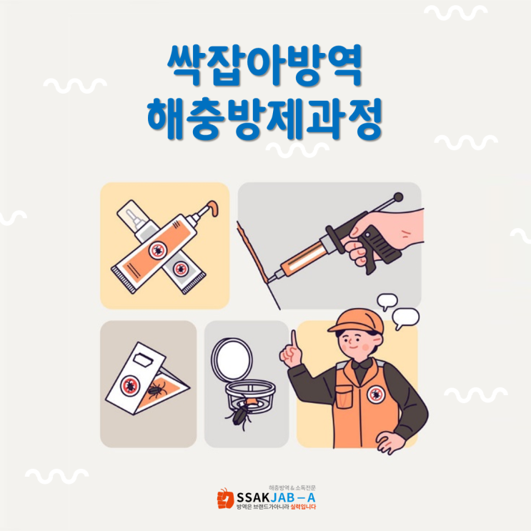  대전방역업체 싹잡아방역의 해충방제과정 궁금하시죠?