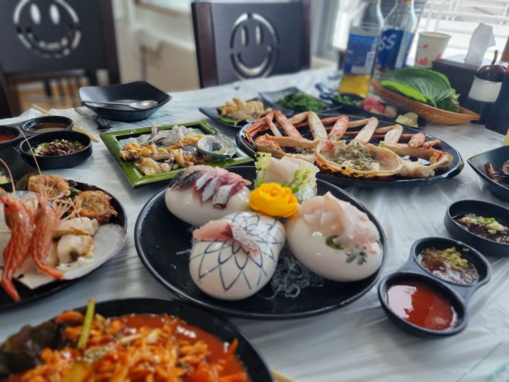  [강원도 고성 횟집] 회와 게를 동시에 즐기는 가성비 봉포항 맛집 우리들횟집.