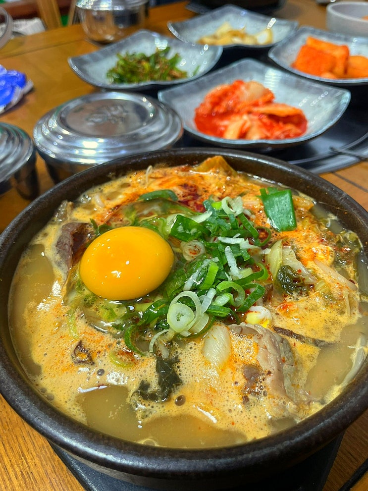  제주가볼만한곳)제주공항 근처 제주맛집, 노형동 해장국 맛집 고기국수 맛집 : 순풍해장국 본점